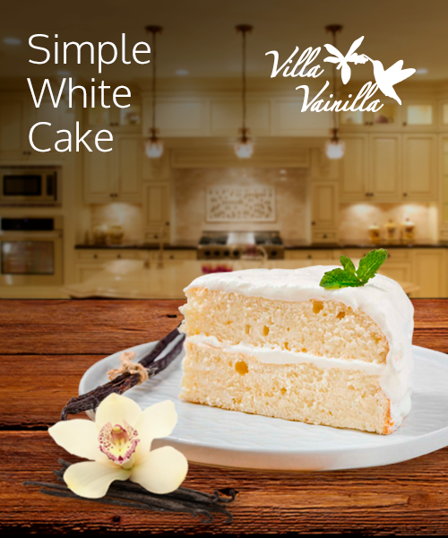 Simple White Cake – Villa Vainilla